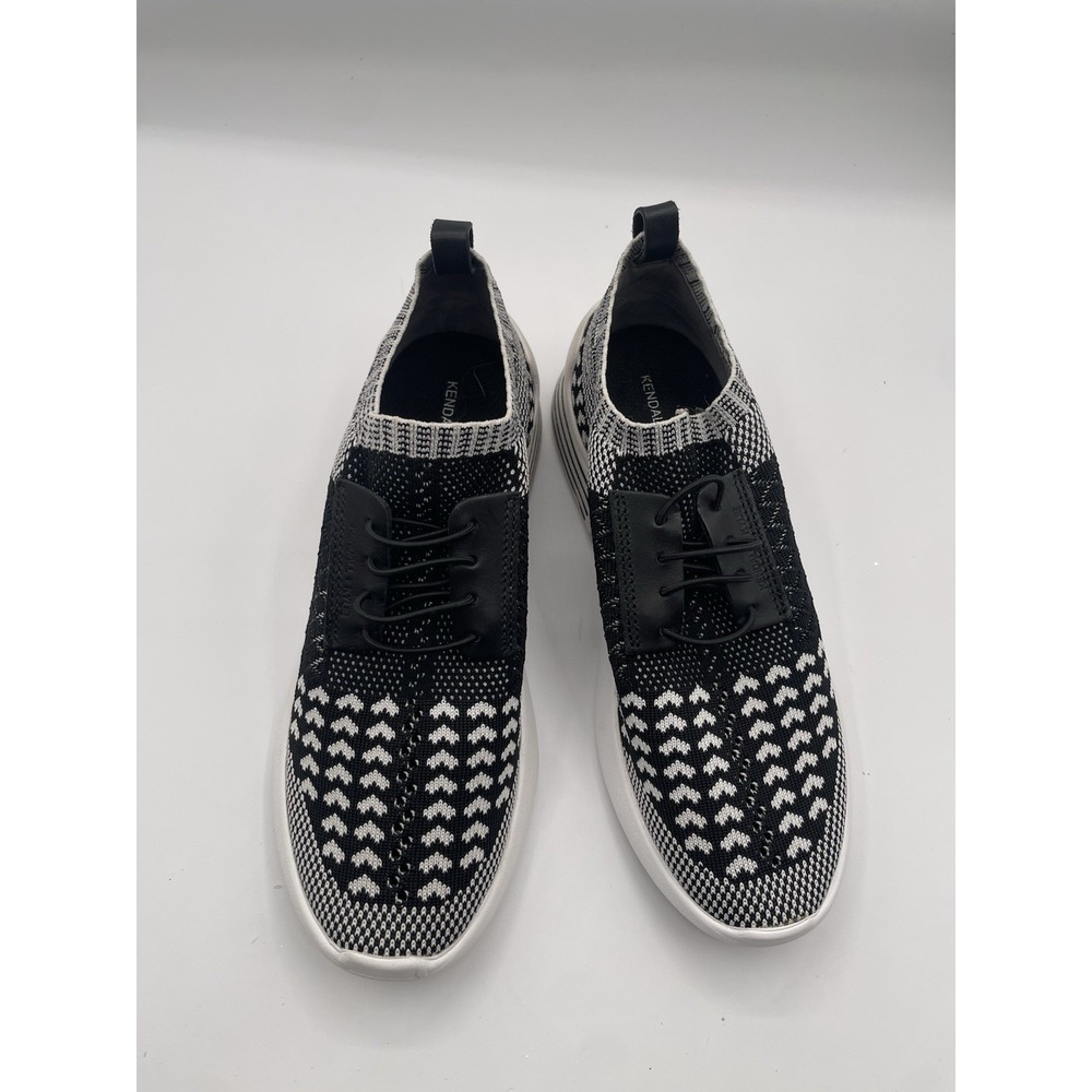 KENDALL +‎ KYLIE Brandy Knit Hearts Sz 6 Shoes Sneakers Gray Black Slip On